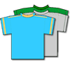 Cillit Bang FC Team Kit - Blue, Grey and Green